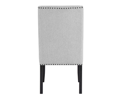 Contemporary Gray Dining Set - Seats 6 Marble Table