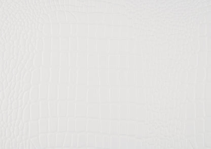 Full Size White Wood Bed Frame with LED Headboard