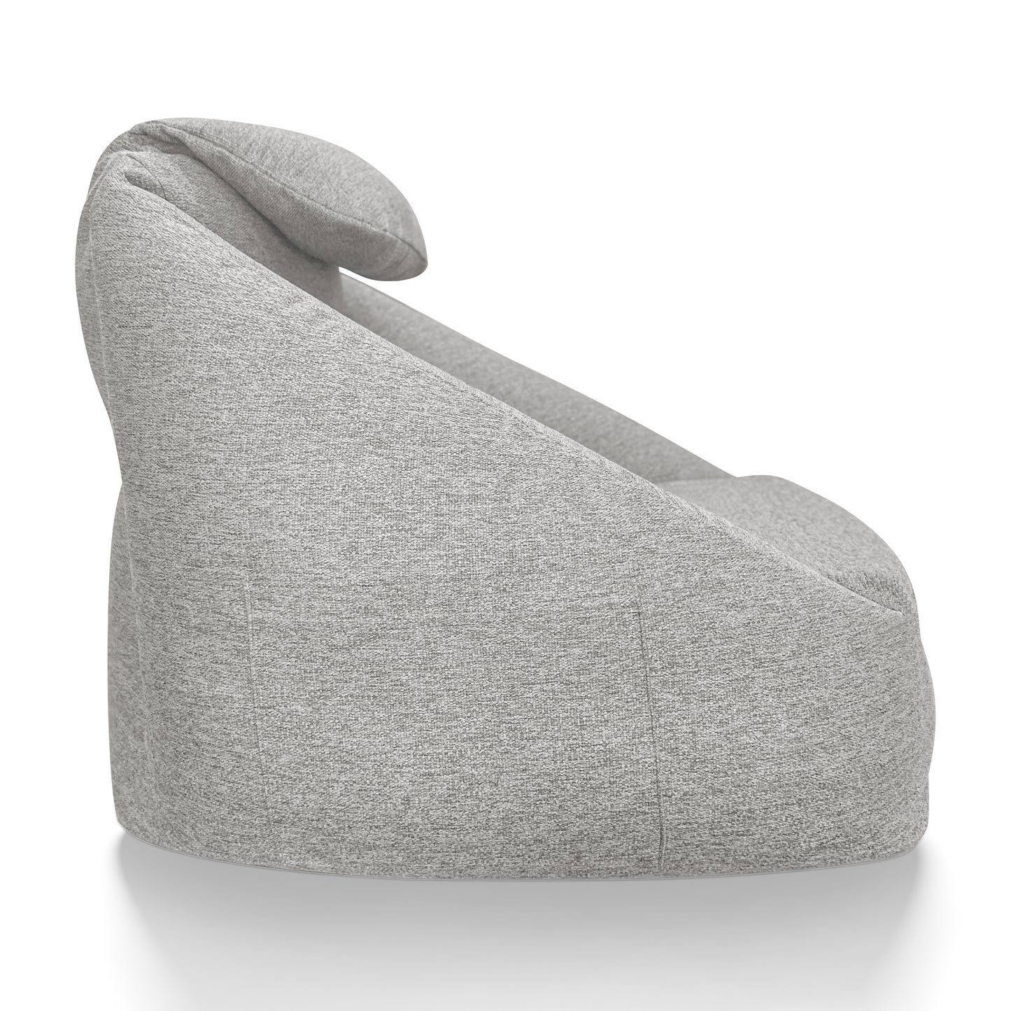 Grey Polyester Inflatable Couch - 1 Seat for Living Room