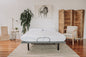 Omne Sleep 8 Inch Memory Foam Mattress Queen in White/Light Blue