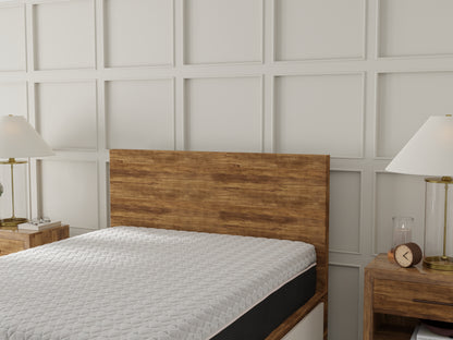 Queen Copper Memory Foam Mattress - Black Gray