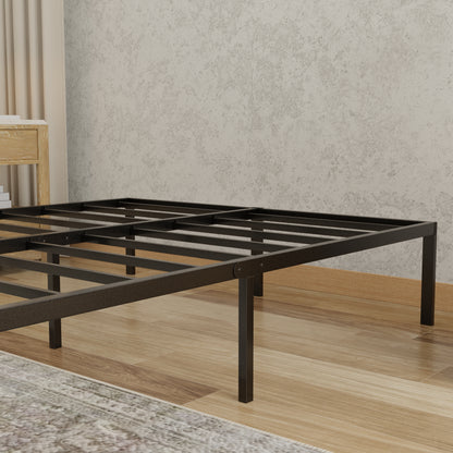 Twin Steel Platform Bed Frame - Black for Bedroom