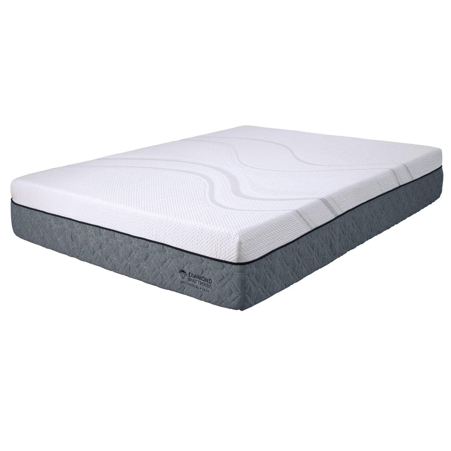 Diamond Capri Graphene Memory Foam, cool, conforming, responsive 12"Medium Feel (King), Greenguard Gold Certified, Made in the USA, White Label Ready