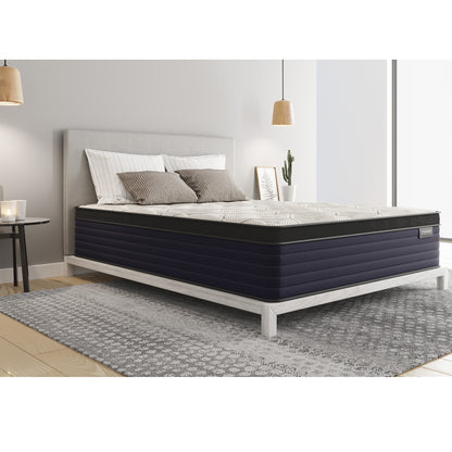 Diamond Cleo Cool Copper ulta supportive, pressure relief Memory Foam Hybrid with luxurious Euro-Top 14" - Firm Feel (Twin), Greenguard Gold Certified, Made in the USA, White Label Ready