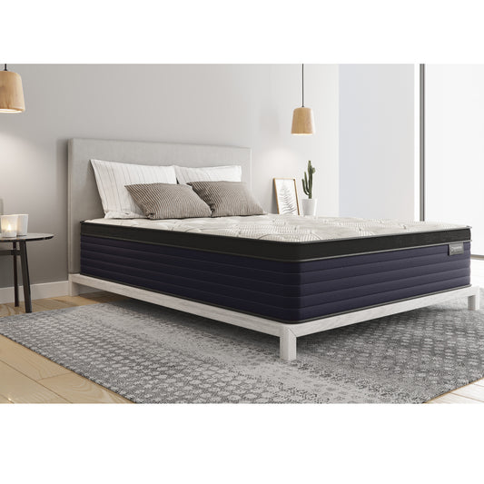Diamond Cleo Cool Copper ulta supportive, pressure relief Memory Foam Hybrid with luxurious Euro-Top 14" - Firm Feel (Twin), Greenguard Gold Certified, Made in the USA, White Label Ready