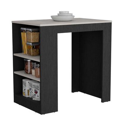 Kitchen Island with Storage - Wenge Engineered Wood