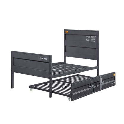 Gunmetal Full Platform Bed