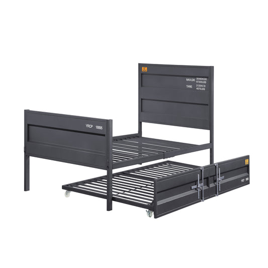 Gunmetal Full Platform Bed