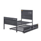 Gunmetal Full Platform Bed
