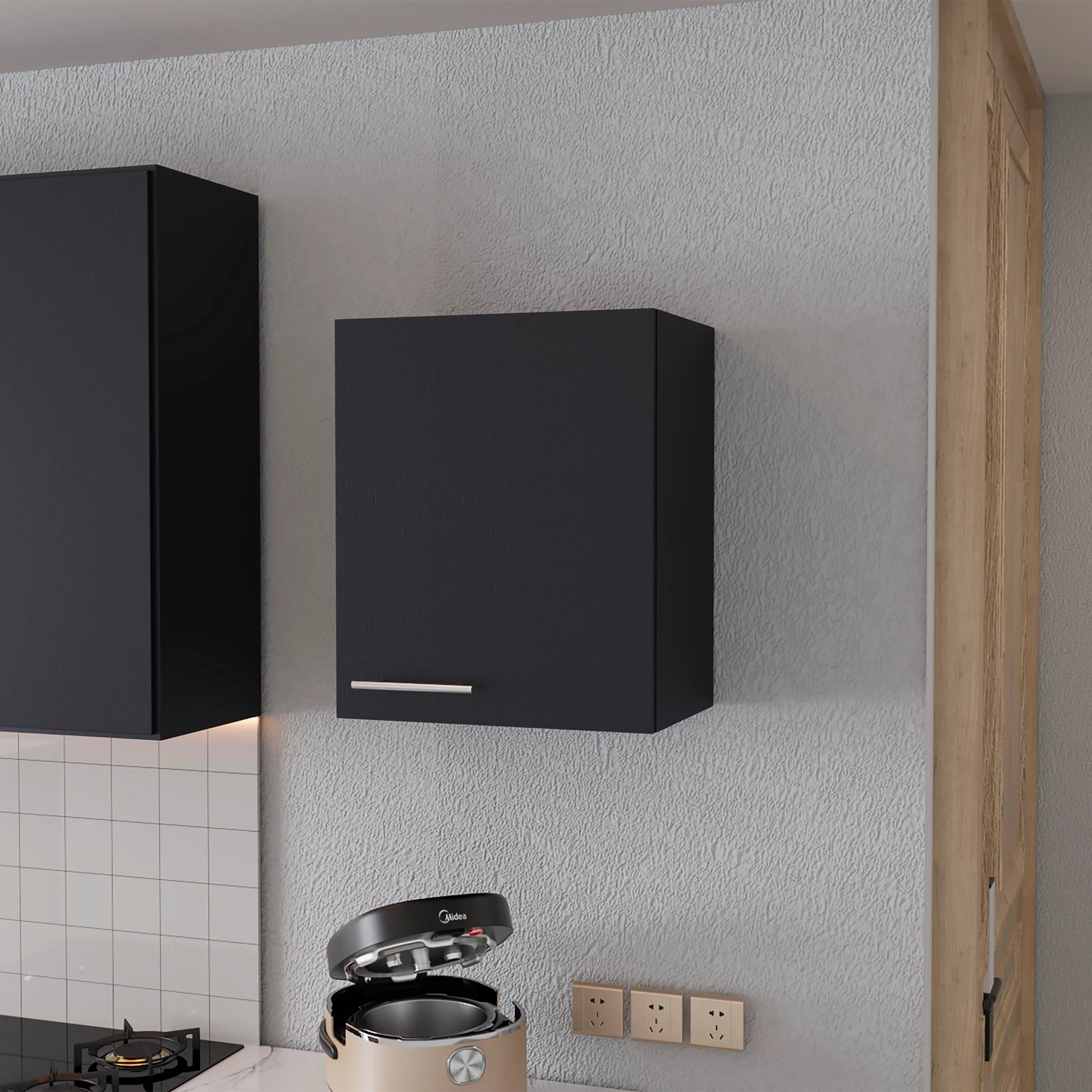 Wenge Wall Cabinet with 1 Door