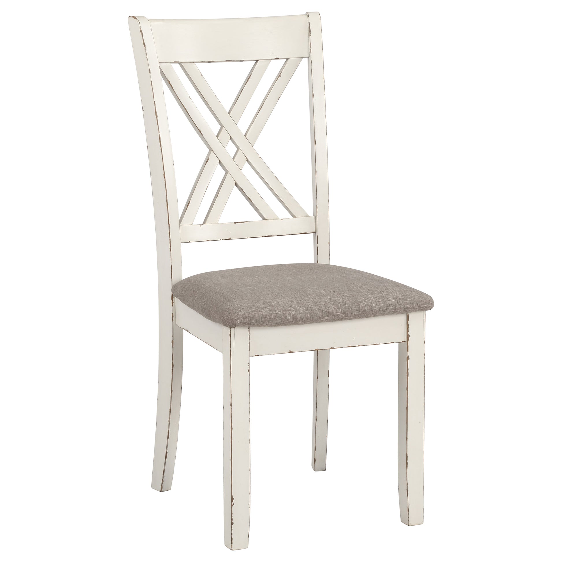 7 Piece Farmhouse Dining Set - Vanilla White