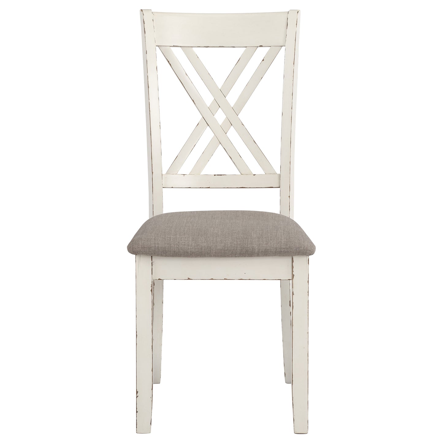 7 Piece Farmhouse Dining Set - Vanilla White
