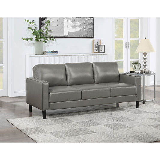 Farallone Grey Track Arm Sofa