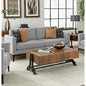 Montauk Light Grey Cushion Back Sofa with Pillows