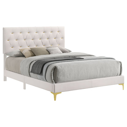 James White Upholstered King Bed - Modern Comfort