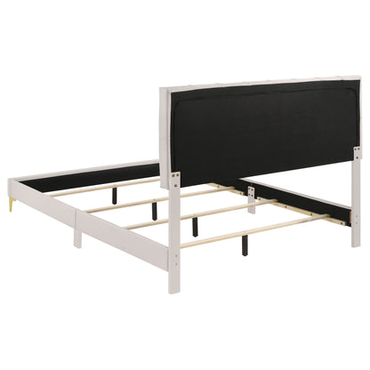 James White Upholstered King Bed - Modern Comfort