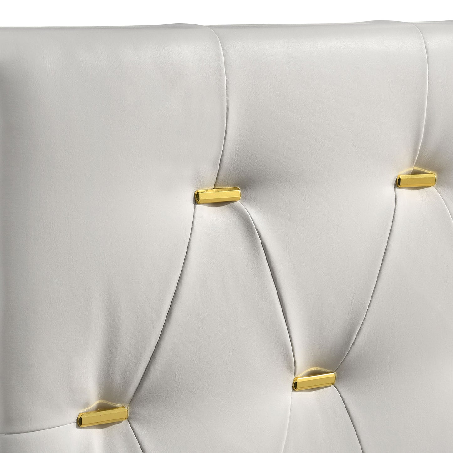James White Upholstered King Bed - Modern Comfort