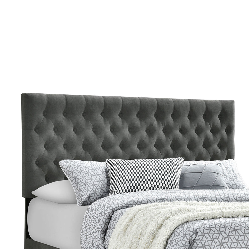 Newport Grey Storage Bed - King Size, Box Spring Free