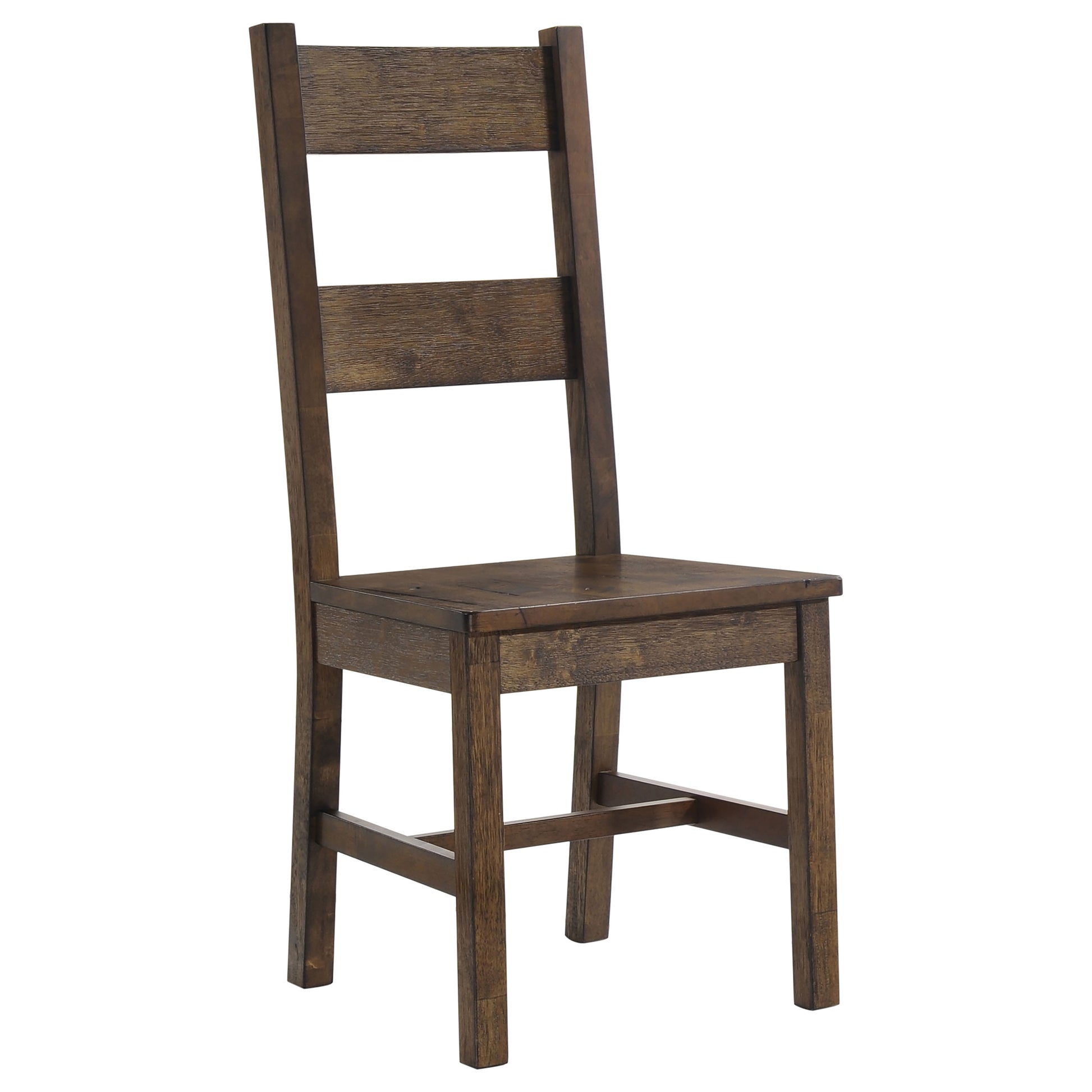 Rustic Brown Wood Dining Table Set for Farmhouse Dining Room