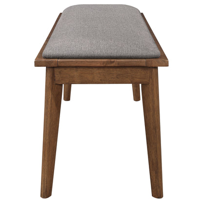Shorna Dining Set - Natural Walnut 6-Piece Table & Chairs