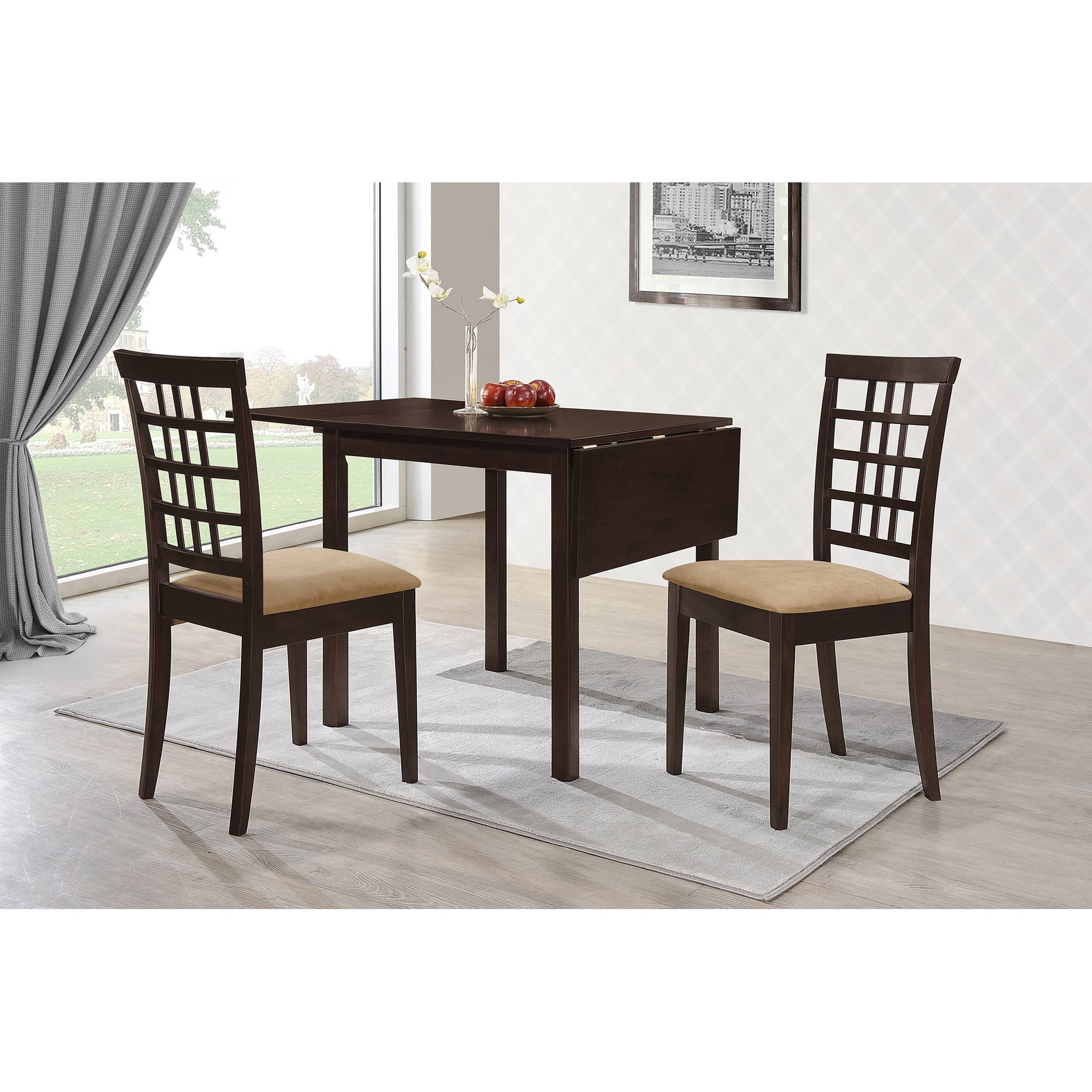 Vanetta Cappuccino 3-Piece Dining Set