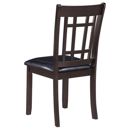 Espresso Oval Dining Room Set with Storage for Family Meals