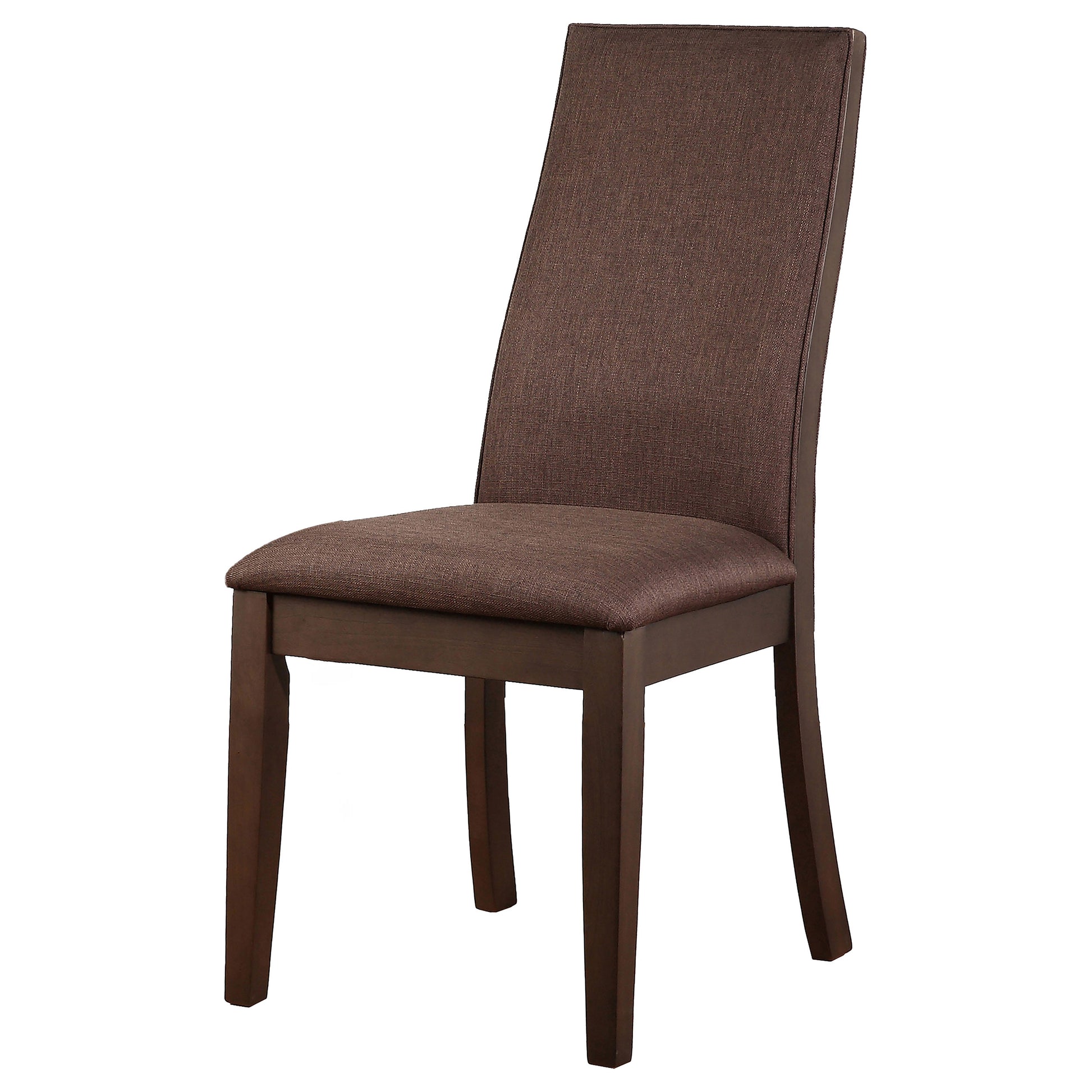 Holloway Chocolate 5-Piece Dining Set - Brown Wood Table & Chairs