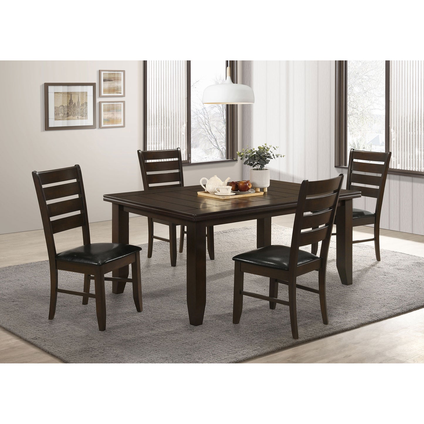 Cornish Cappuccino 5-piece Dining Set