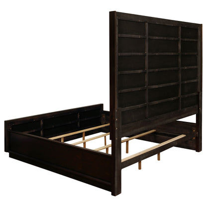 King Size Grey Wood Bed Frame for Bedrooms