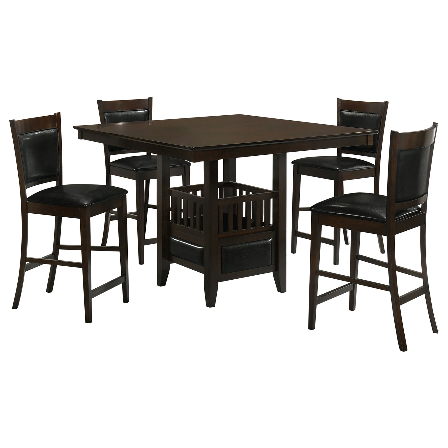 Espresso 5-Piece Dining Set - Seats 4