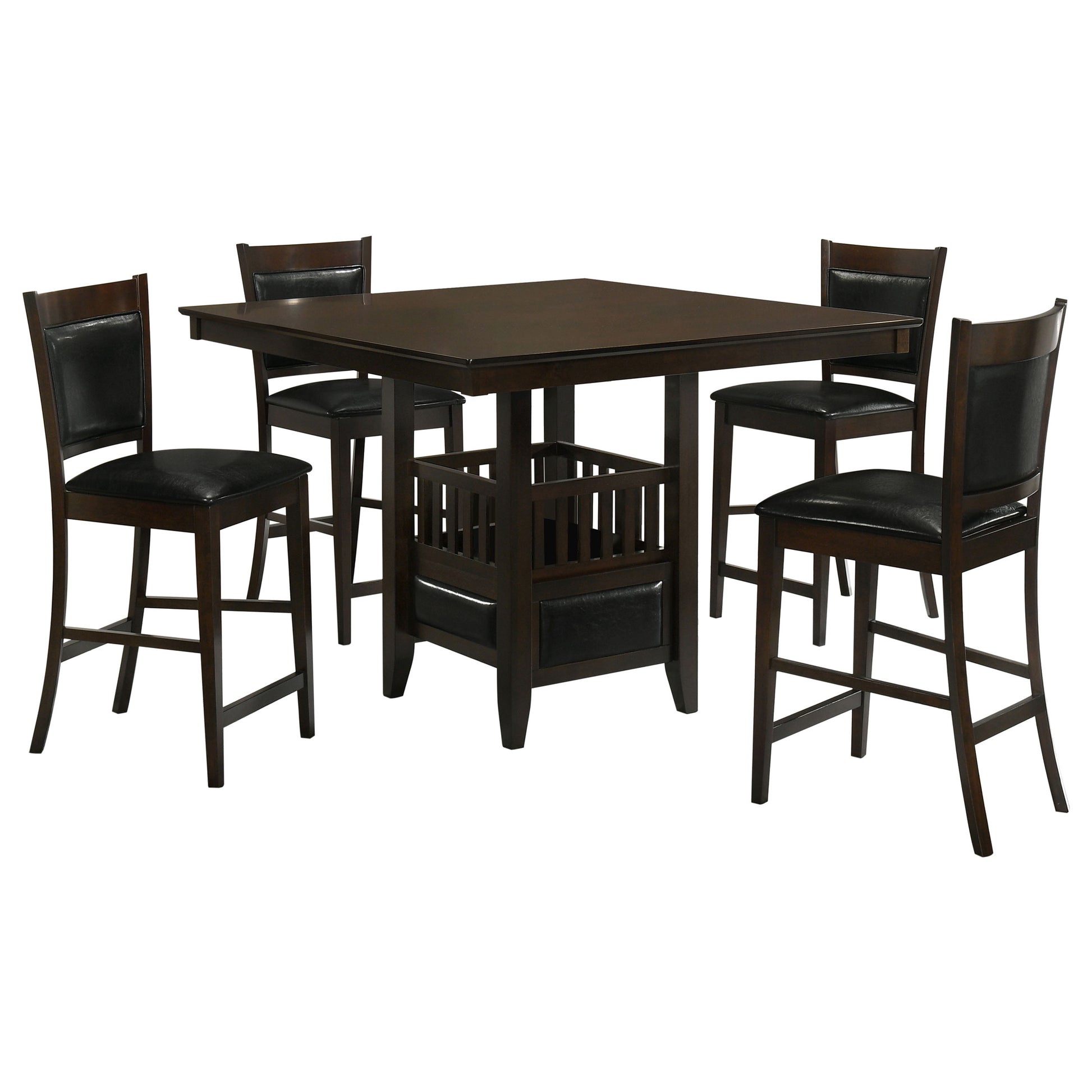 Espresso 5-Piece Dining Set - Seats 4