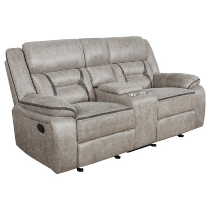 Taupe Motion Sofa - 5 Seat Comfortable Living Room Set