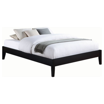 Queen Black Wood Bed Frame No Box Spring