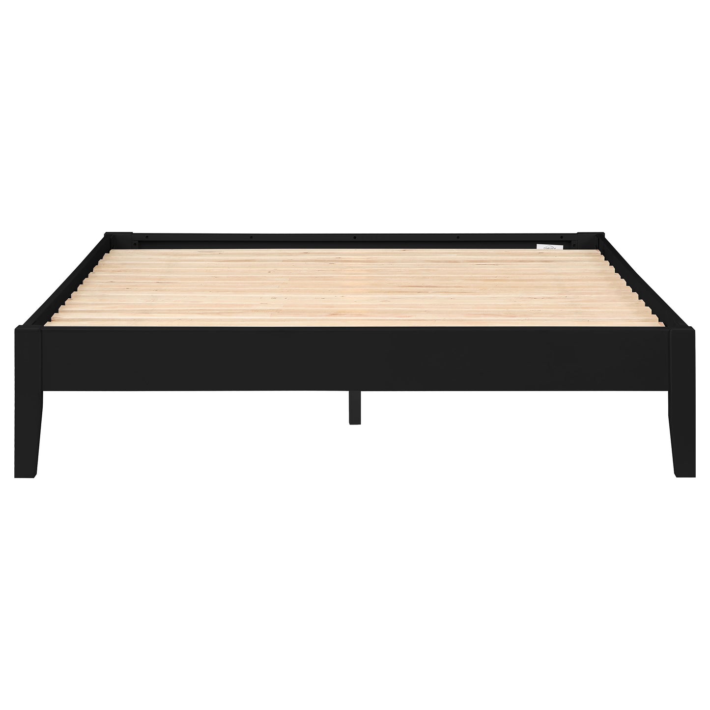 Queen Black Wood Bed Frame No Box Spring