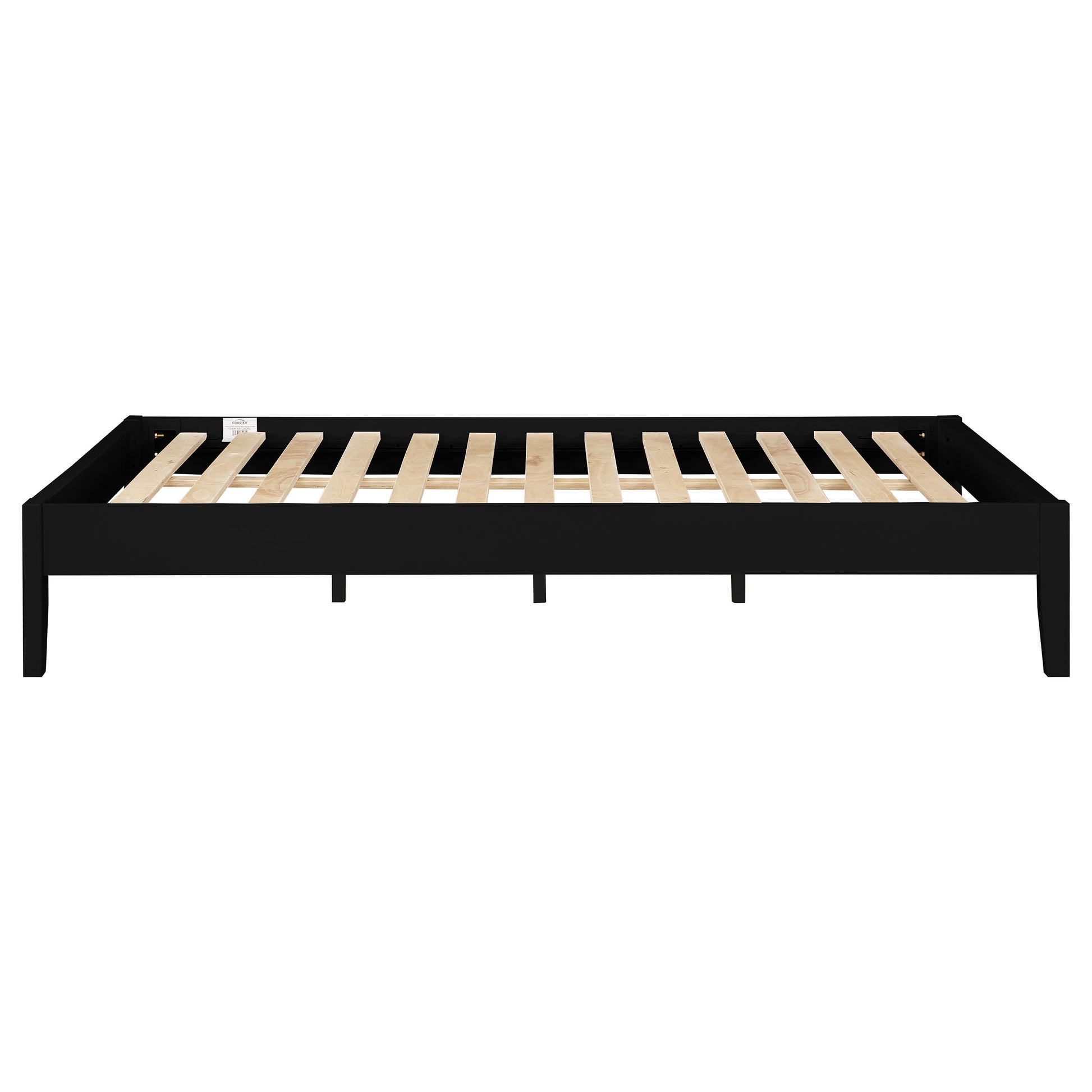 Queen Black Wood Bed Frame No Box Spring