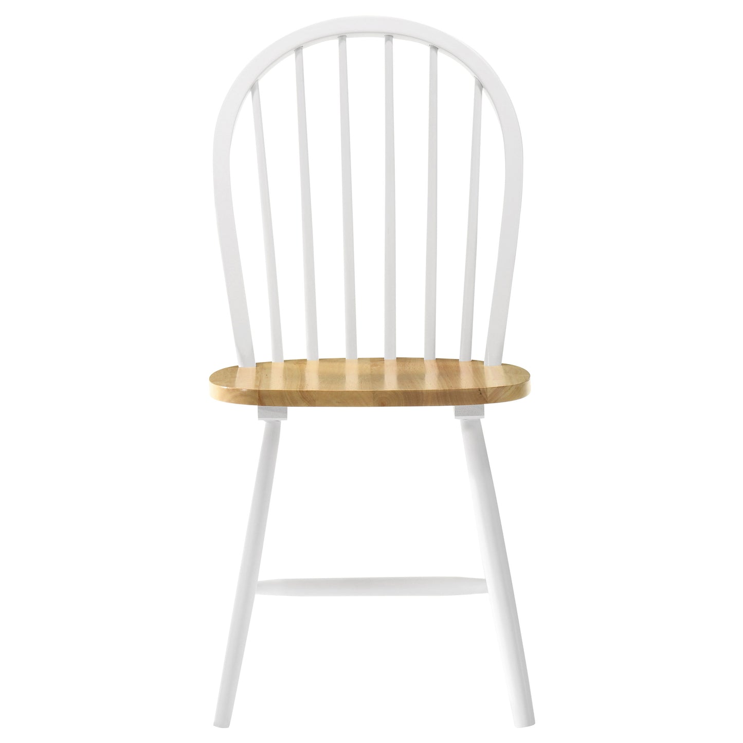 Round White Wood Dining Table Set with Chairs
