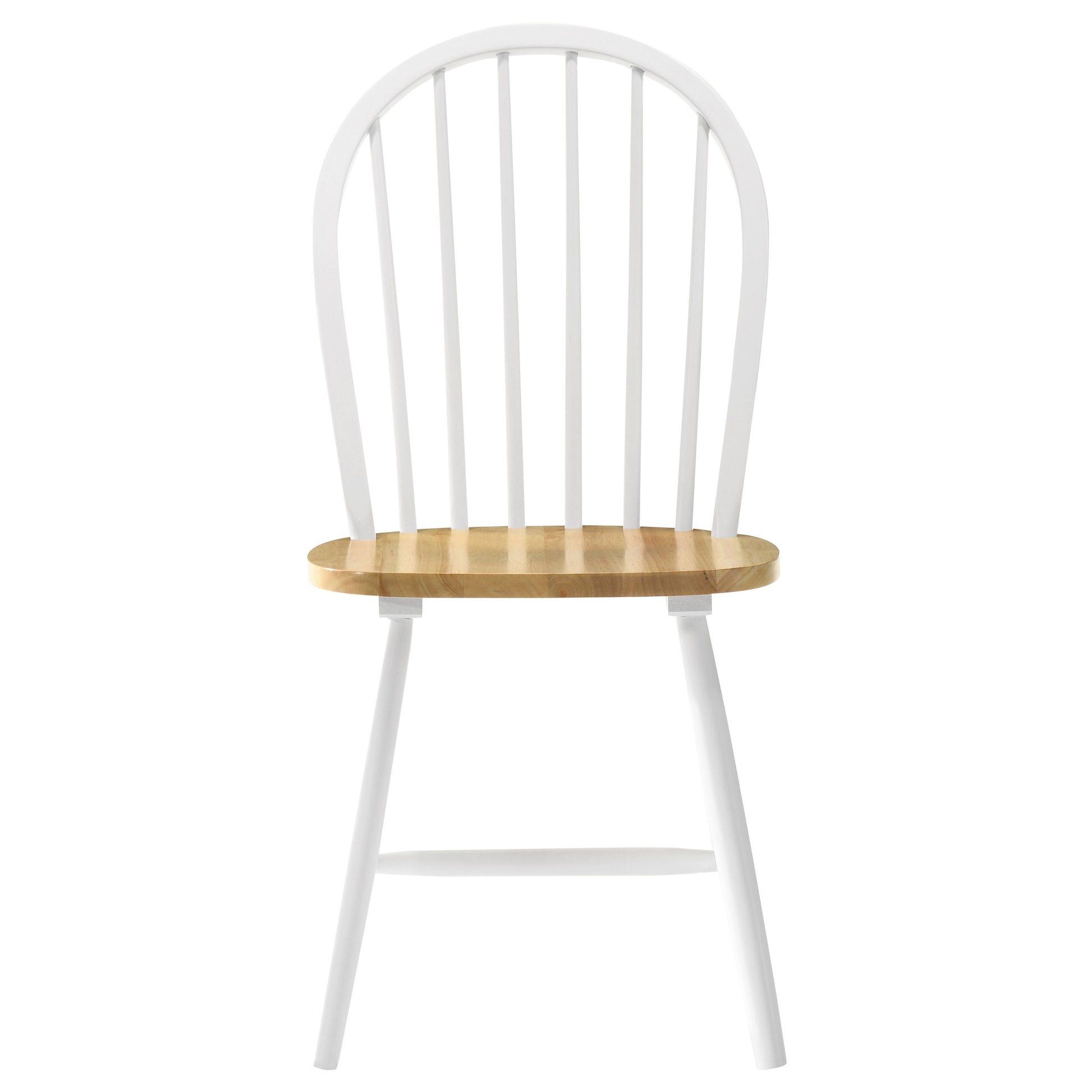 Round White Wood Dining Table Set with Chairs