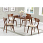 48 Inch Chestnut Wood Dining Table - Seats 4 for Dining Room
