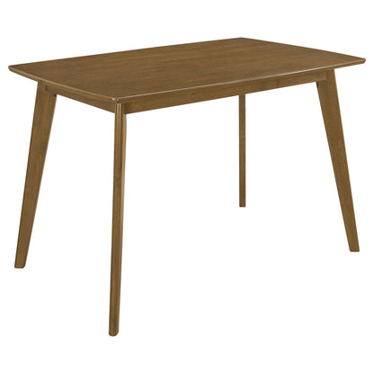 48 Inch Chestnut Wood Dining Table - Seats 4 for Dining Room