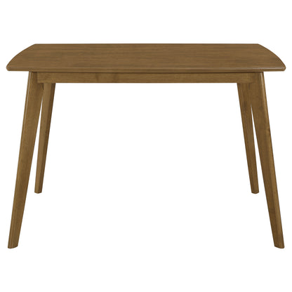 48 Inch Chestnut Wood Dining Table - Seats 4 for Dining Room