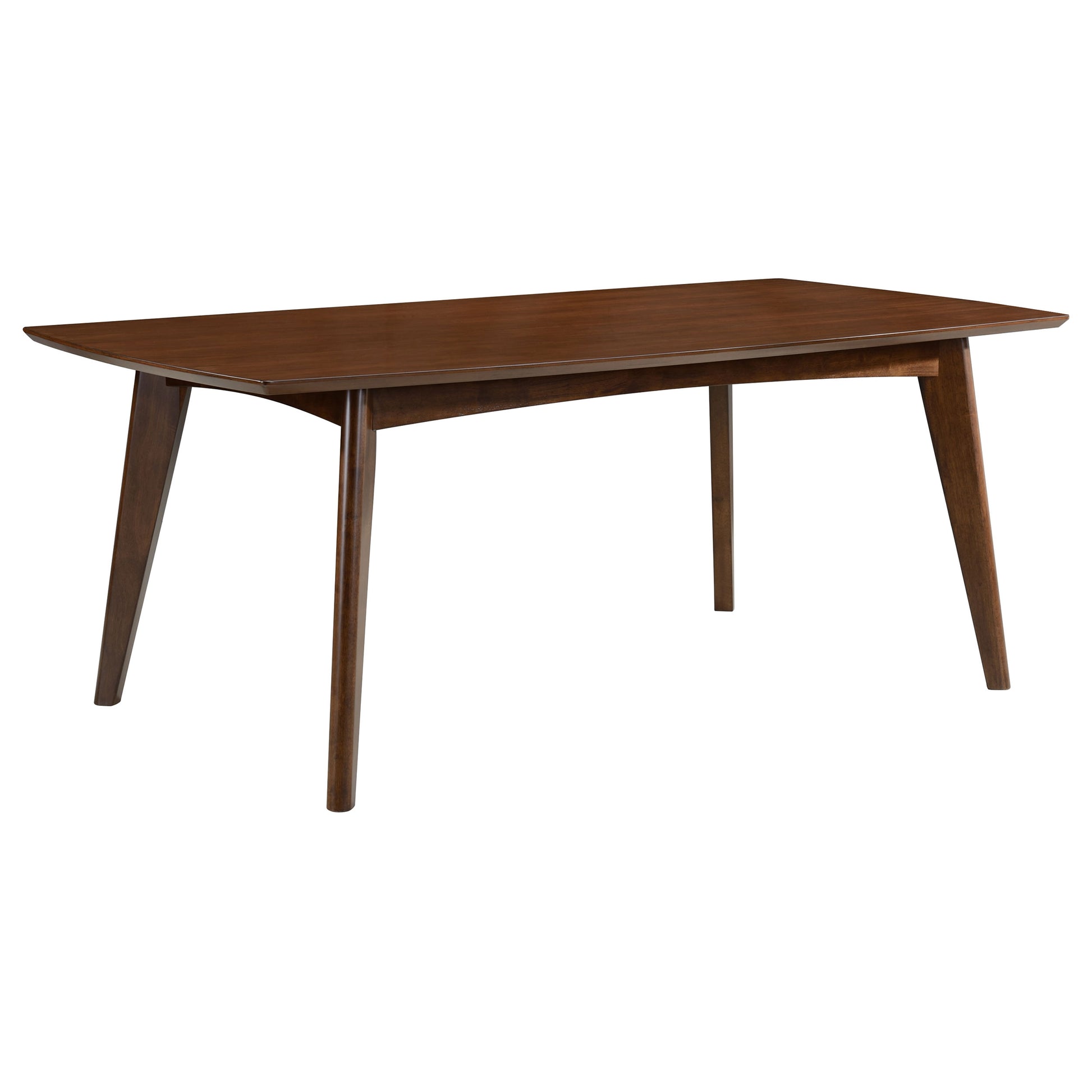 Dark Walnut 5-Piece Dining Table Set - Seats 4 for Dining Room