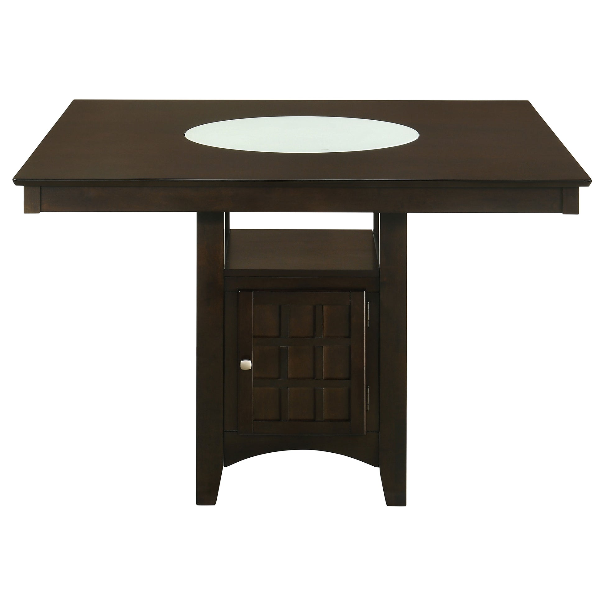 Square Cappuccino Dining Table Set - Seats 8