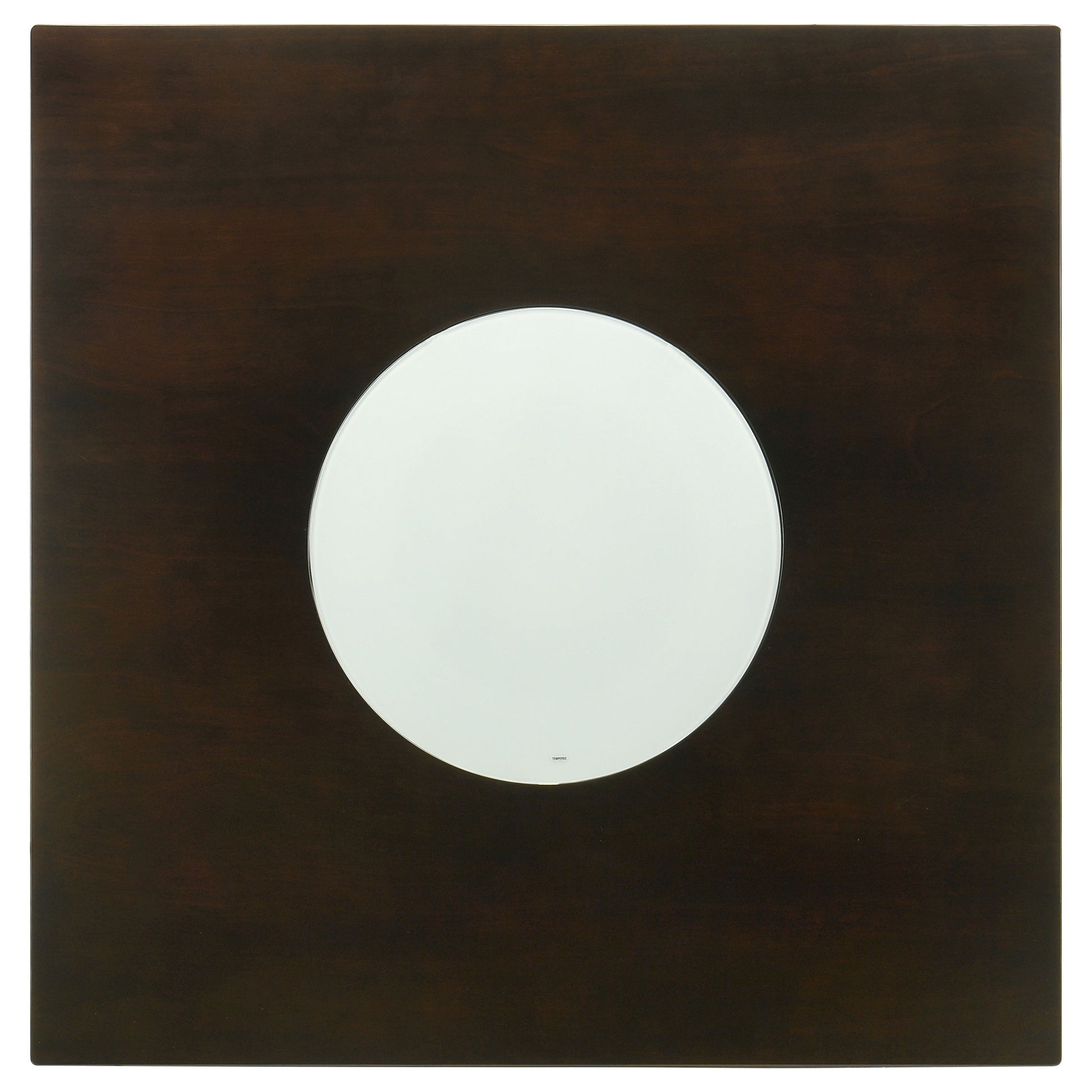 Square Cappuccino Dining Table Set - Seats 8