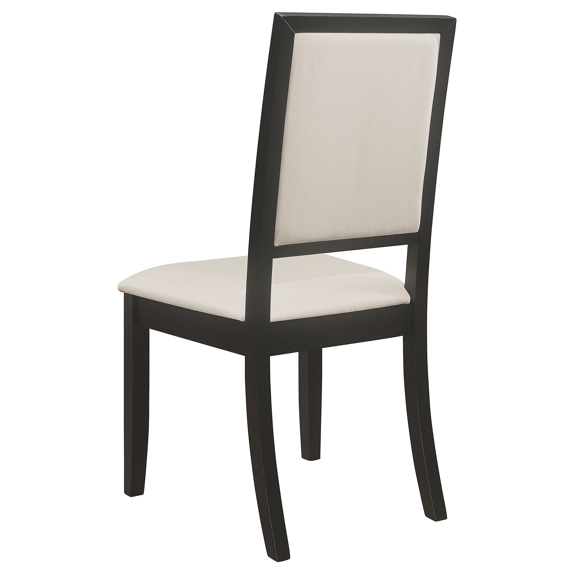 Black 5-Piece Dining Table Set Seats 4