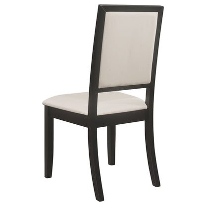 Black 5-Piece Dining Table Set Seats 4
