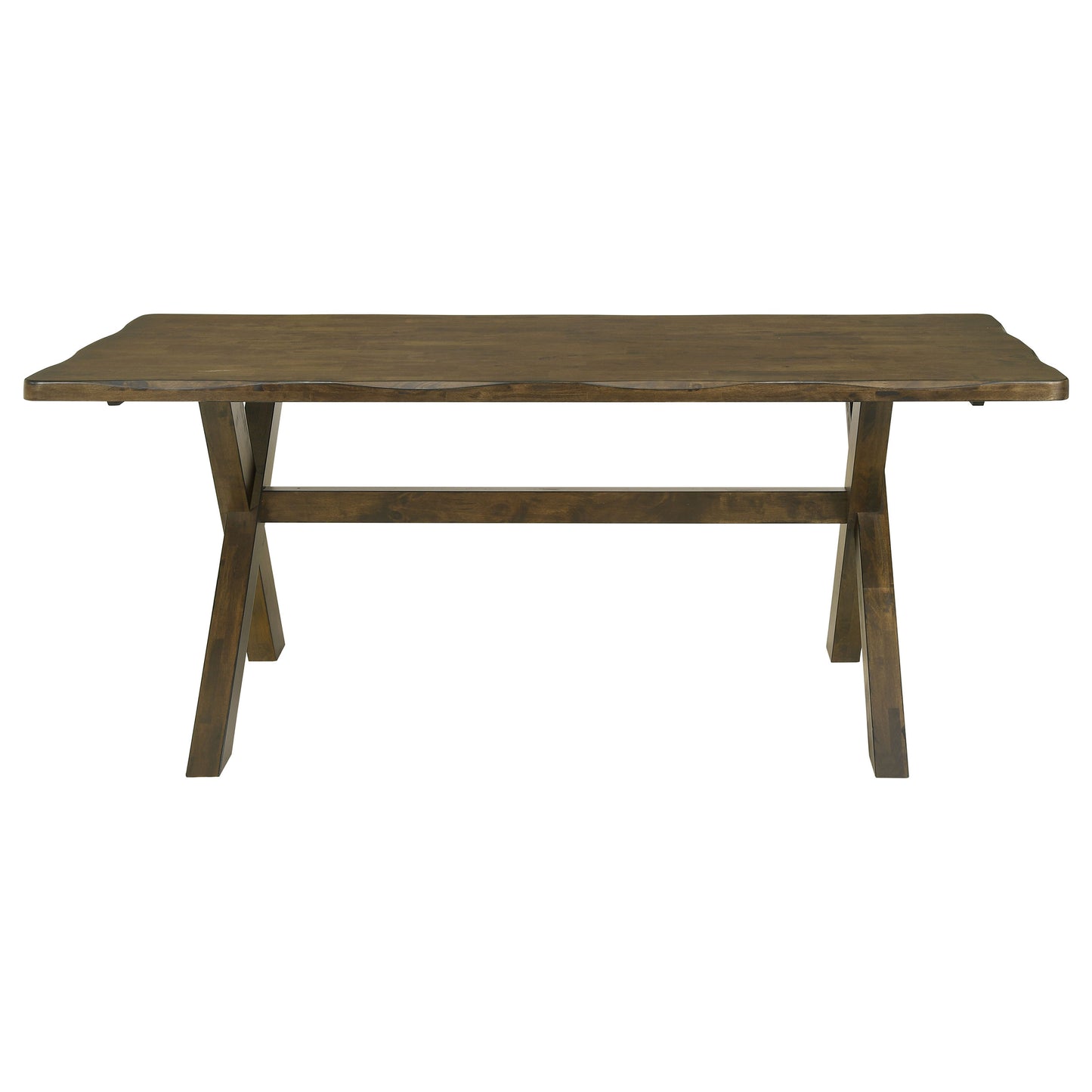 Rustic Brown Wood Dining Set for Dining Room Seating