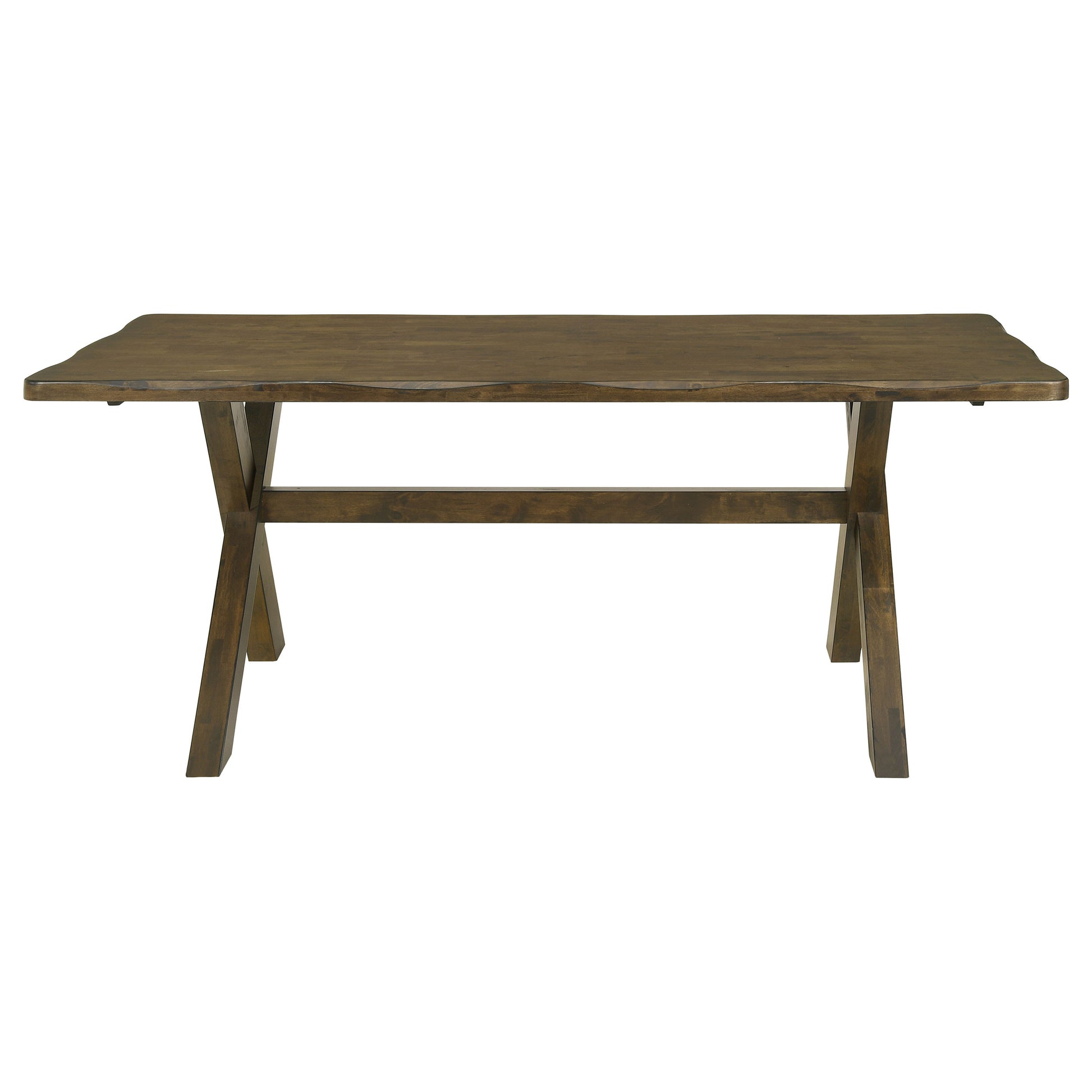 Rustic Brown Wood Dining Set for Dining Room Seating