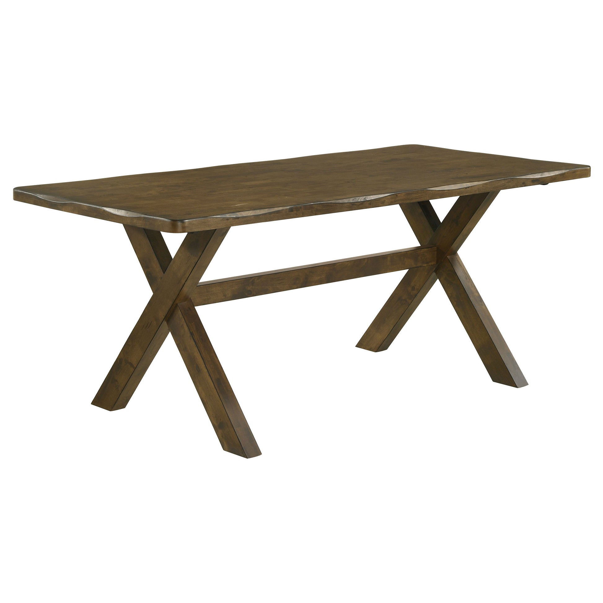 Rustic Brown Wood Dining Set for Dining Room Seating
