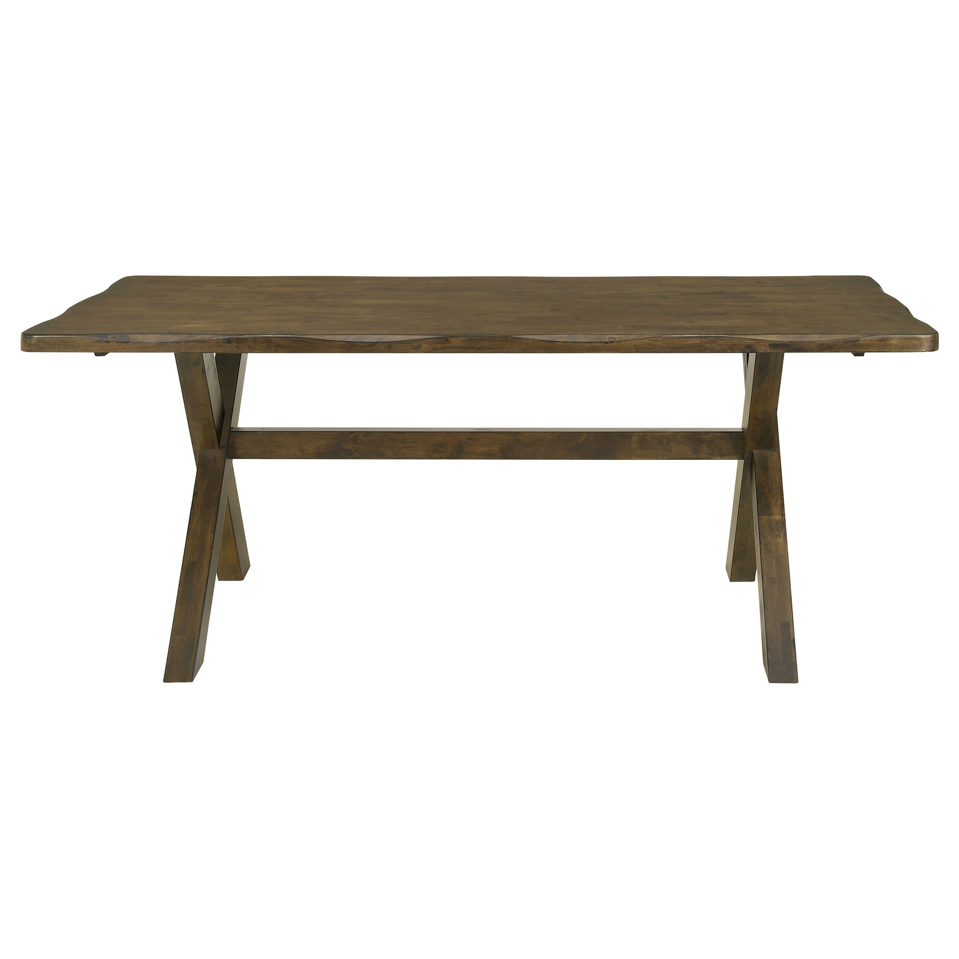 Rustic Brown Wood Dining Set for Dining Room Seating