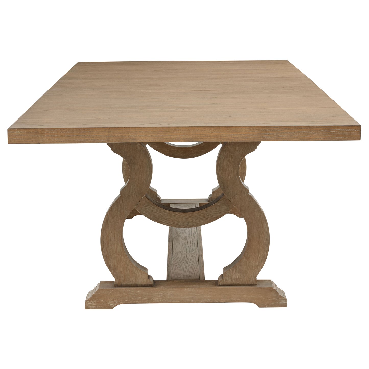 Brown Extendable Wood Dining Set with Chairs for Dining Room